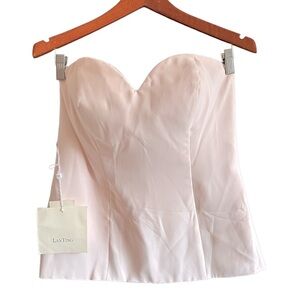 Lan Ting Blush Pink Corset Top